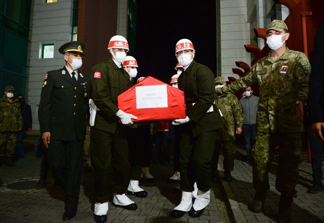 Şehit Hüseyin Sarı'nın naaşı Kahramanmaraş'a getirildi