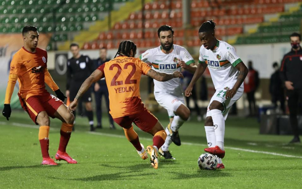 Aytemiz Alanyaspor-Galatasaray Süper Lig maçı özet ve golleri
