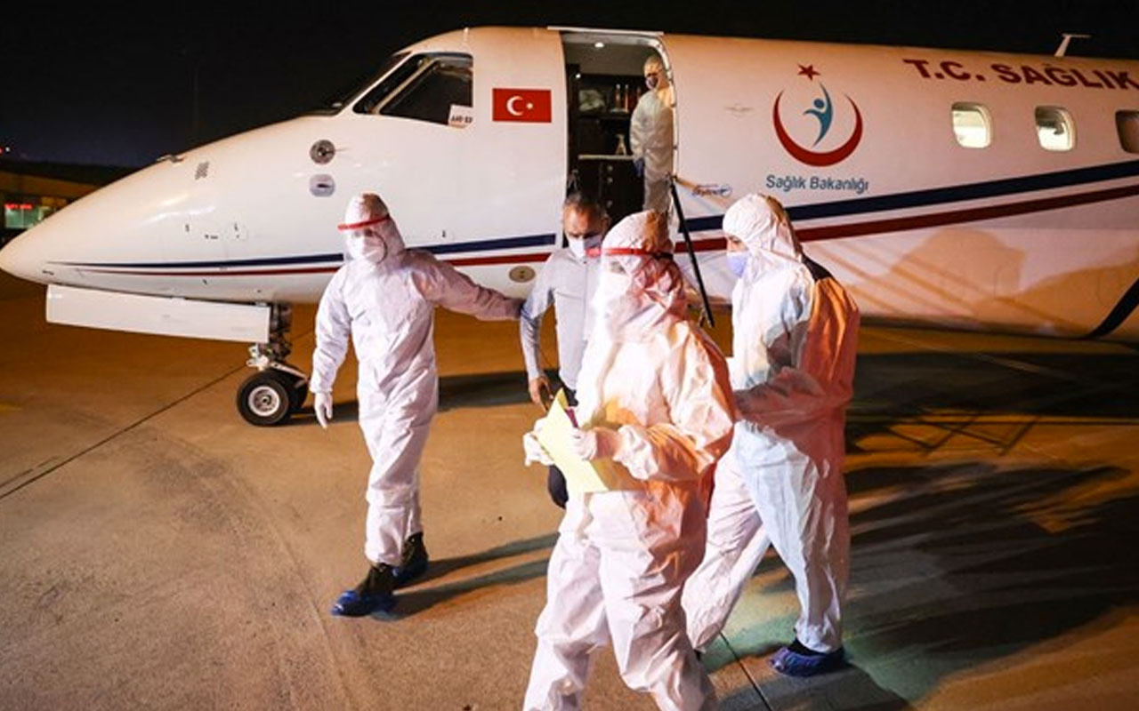 Tanzanya'daki Covid-19 hastası 3 Türk vatandaşı Türkiye'ye getirildi