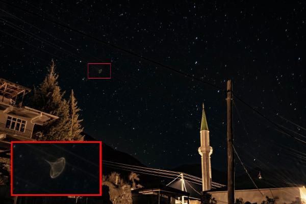 Amatör fotoğrafçı çekti Türk Uzay Ajansı ve NASA'ya gönderdi! Gökyüzünde ilginç nesne!