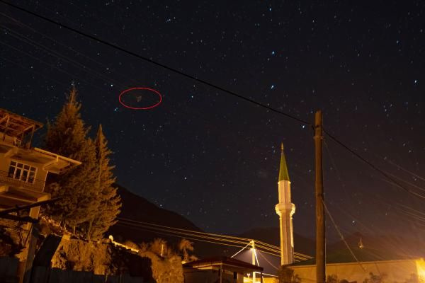 Amatör fotoğrafçı çekti Türk Uzay Ajansı ve NASA'ya gönderdi! Gökyüzünde ilginç nesne!