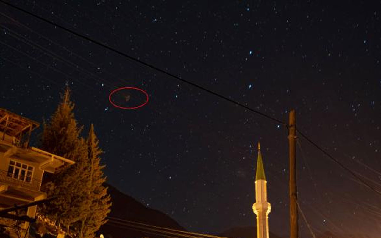 Amatör fotoğrafçı çekti Türk Uzay Ajansı ve NASA'ya gönderdi! Gökyüzünde ilginç nesne!