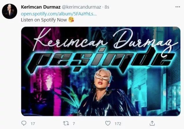 Kerimcan Durmaz'ın Peşimde klibi rezalet dendi Twitter'da yer yerinden oynadı