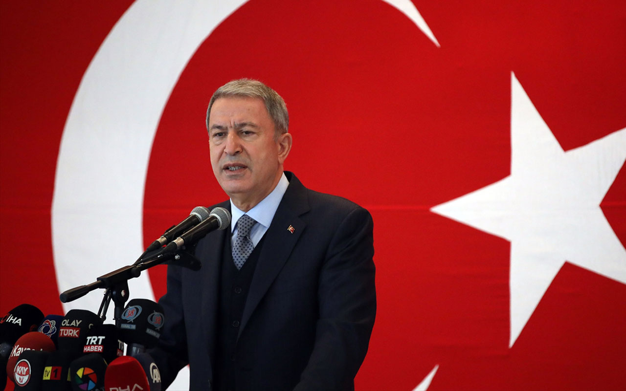 Milli Savunma Bakanı Hulusi Akar'dan şehit Piyade Sözleşmeli Er Mustafa Çalım için taziye mesajı