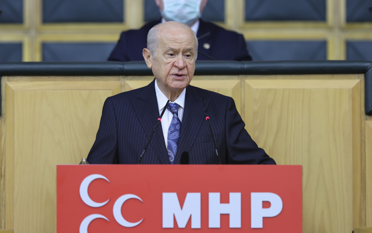 MHP lideri Devlet Bahçeli 29 Ekim mesajında CHP'ye saydırdı