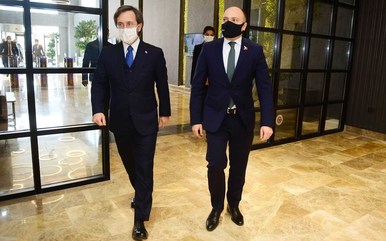 Fahrettin Altun, Azerbaycan Kültür Bakanı Anar Kerimov ile görüştü