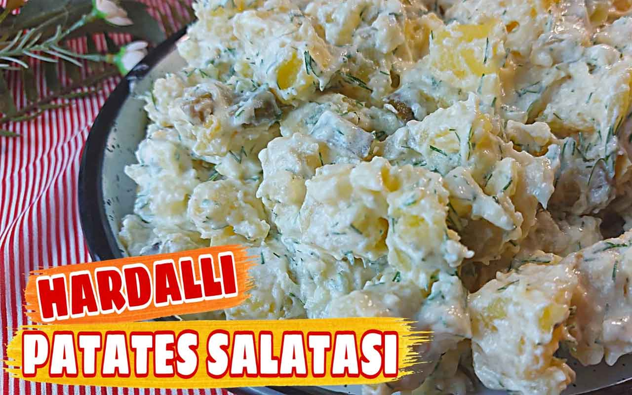 Hardallı yoğurtlu patates salatası nasıl yapılır alışılmışın dışında bir lezzet!