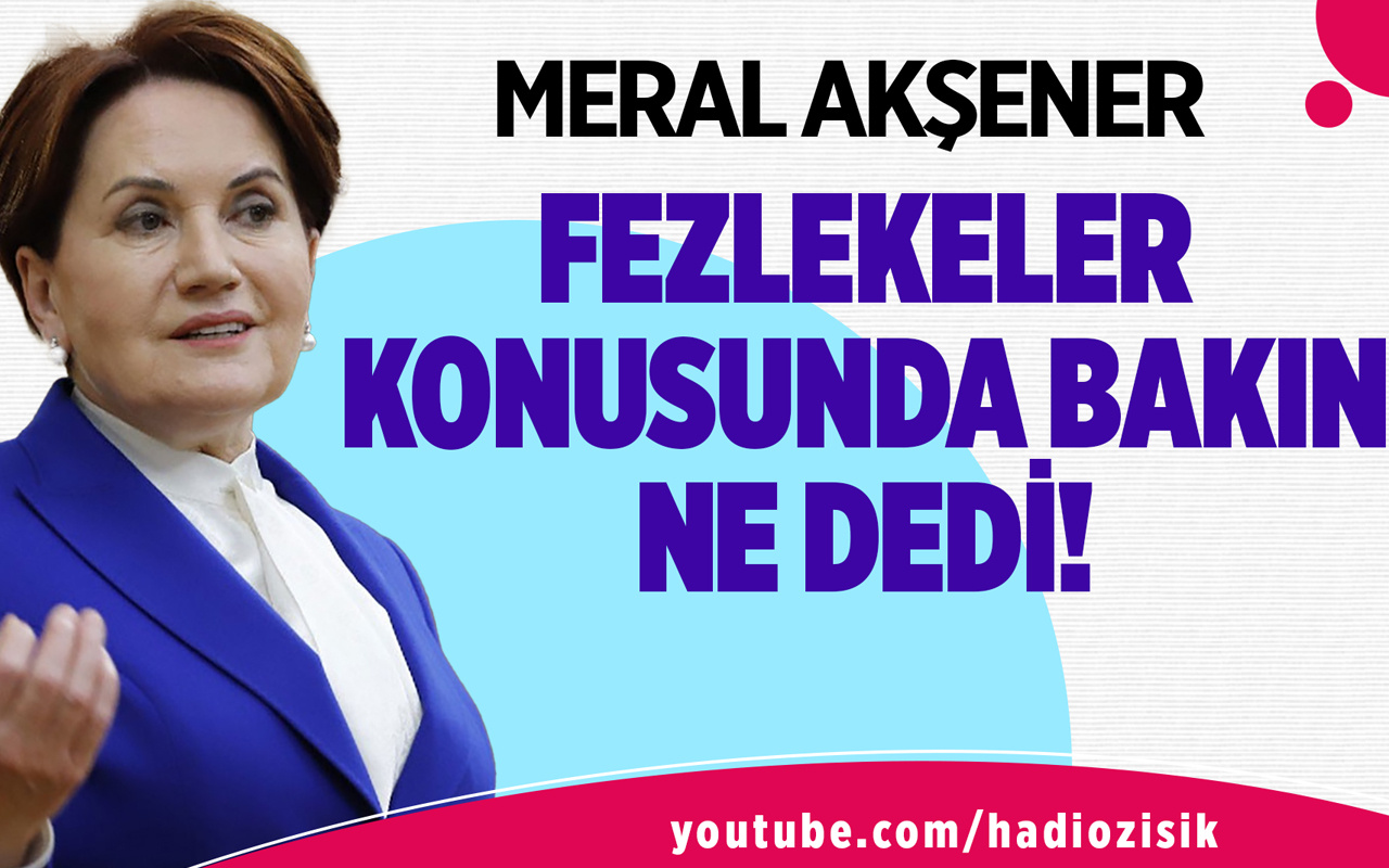 Meral Akşener'in fezleke kararı ve Cumhuriyet Gazetesi'nin ilginç manşeti!