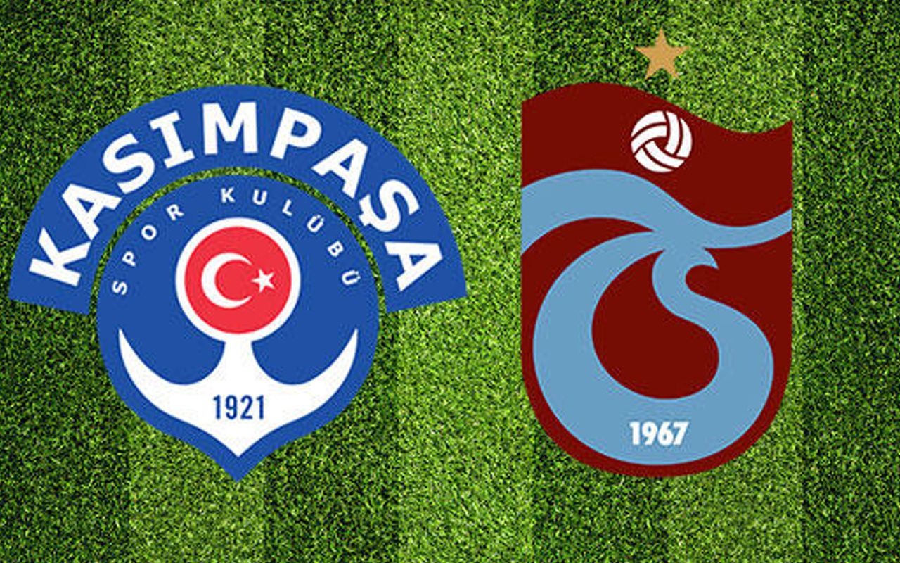 Kasımpaşa-Trabzonspor maçının 11'leri