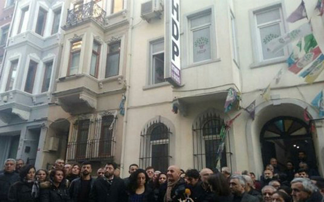 HDP İstanbul il binasında ‘PKK sığınağı’! Mahkeme polisin keşif yapmasına karar verdi
