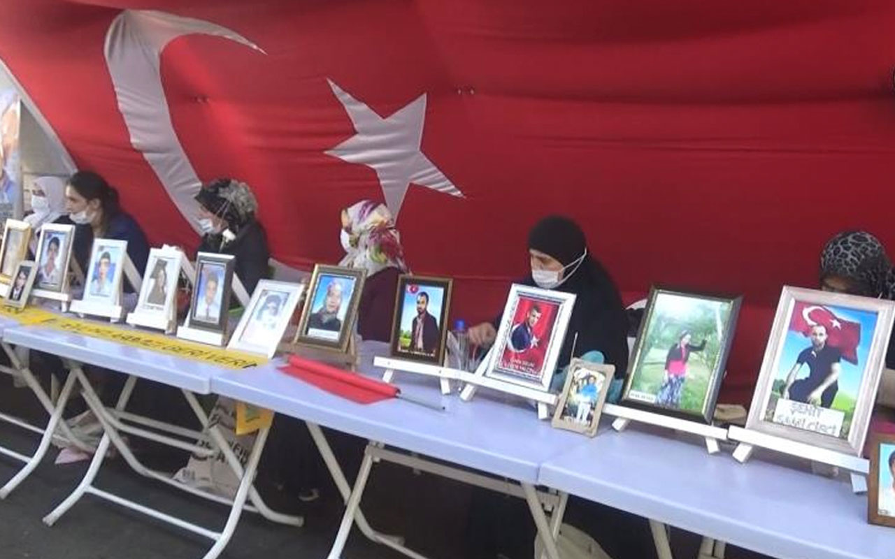 Evlat nöbetindeki aileleri tehdit eden PKK'lı Demirtaş'a acılı ailelerden tepki