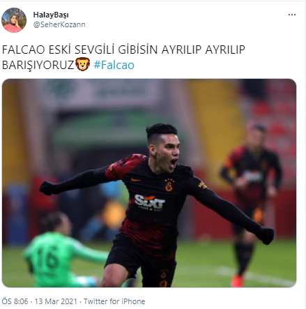 Falcao golüyle Twitter'ı yıktı! Golden sonra Fatih Terim'in surat ifadesi dikkat çekti