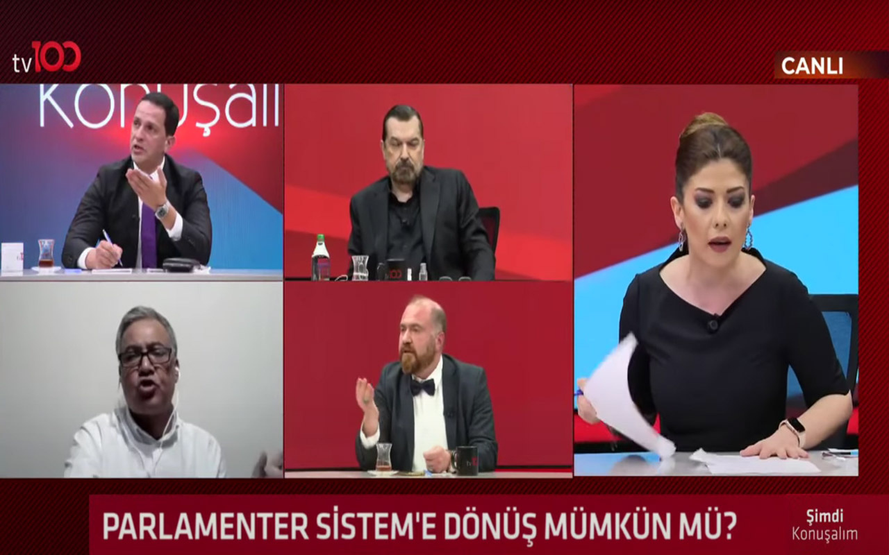 TV 100 canlı yayınında AK Partili ve CHP'li isim birbirine girdi! Stüdyoyu terk etti