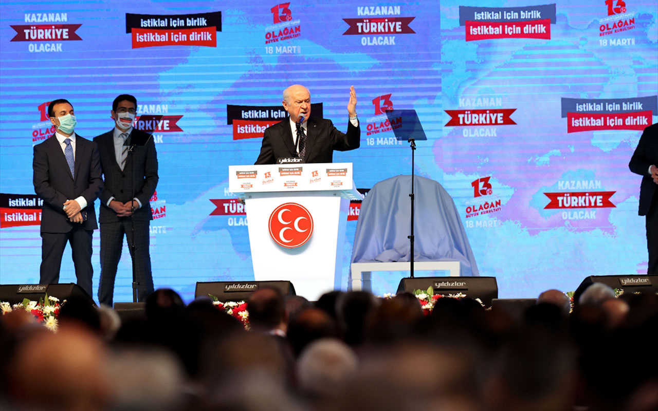 Devlet Bahçeli 'HDP açılmamak üzere kapanmalı' deyip CHP ve İYİ Parti'yi topa tuttu