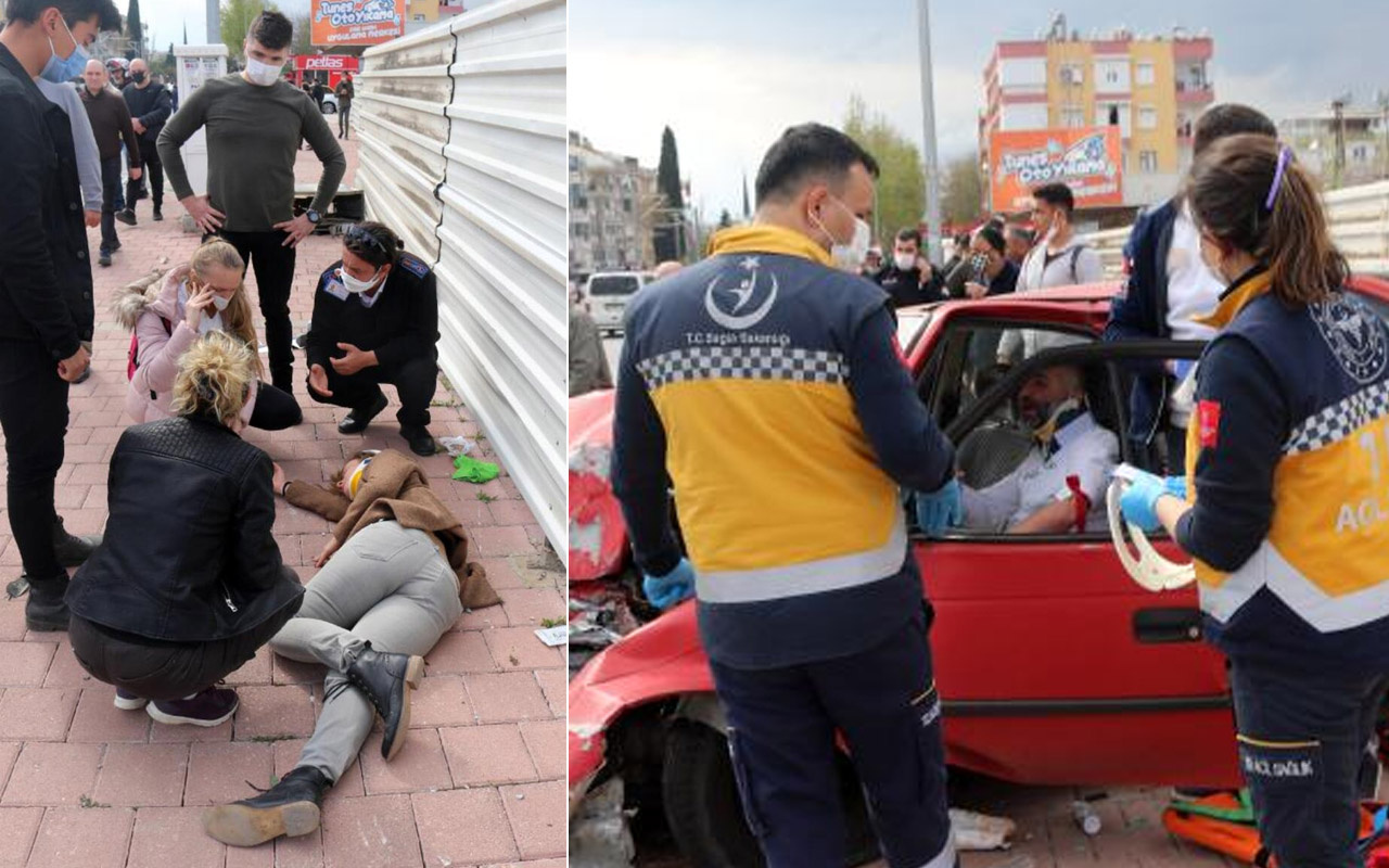 Antalya’da makas atan sürücü 1 kişinin ölümüne sebep oldu 3 kişi de yaralandı