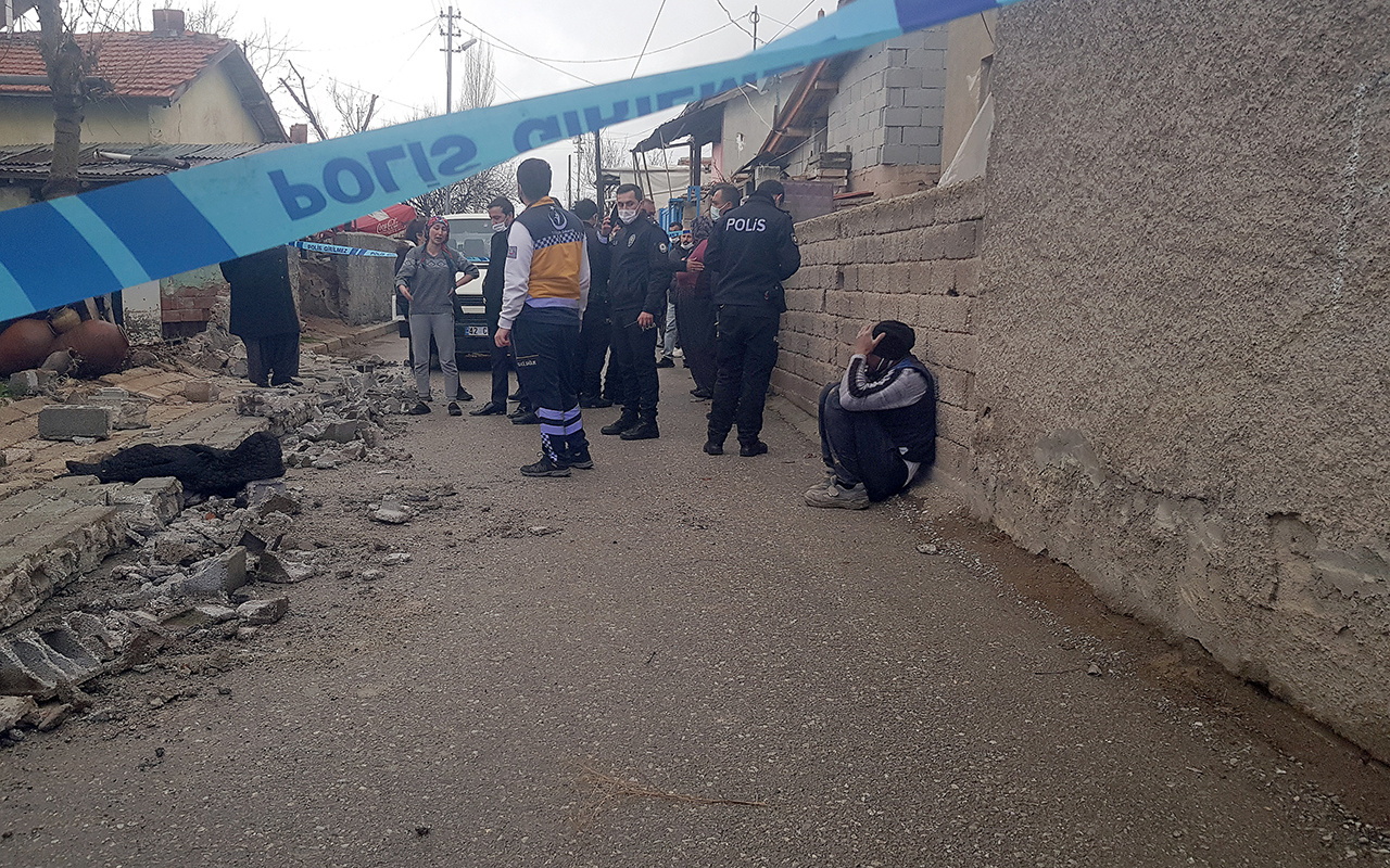 Konya'da çöken bahçe duvarının altında kalan 5 yaşındaki çocuk hayatını kaybetti