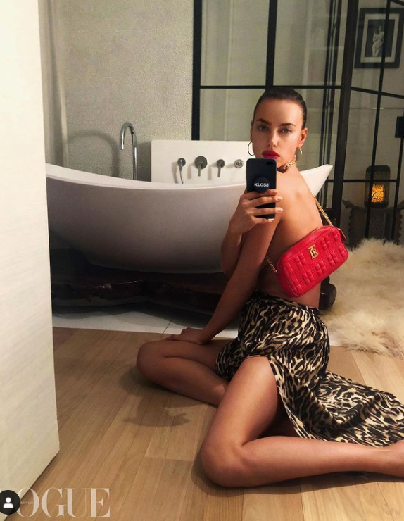 Dünyaca ünlü model Irina Shayk otel odasından paylaştı görenler tanıyamadı