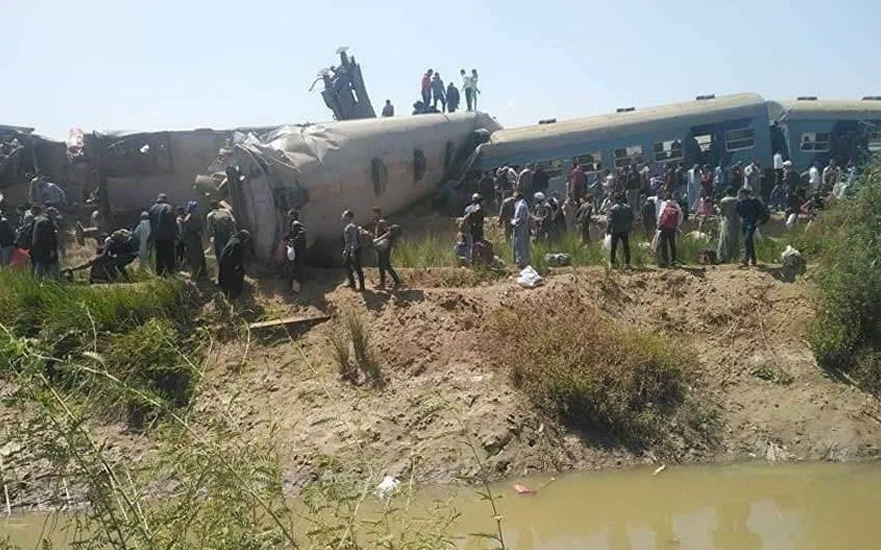 Mısır'da korkunç tren kazası: 32 ölü, onlarca yaralı