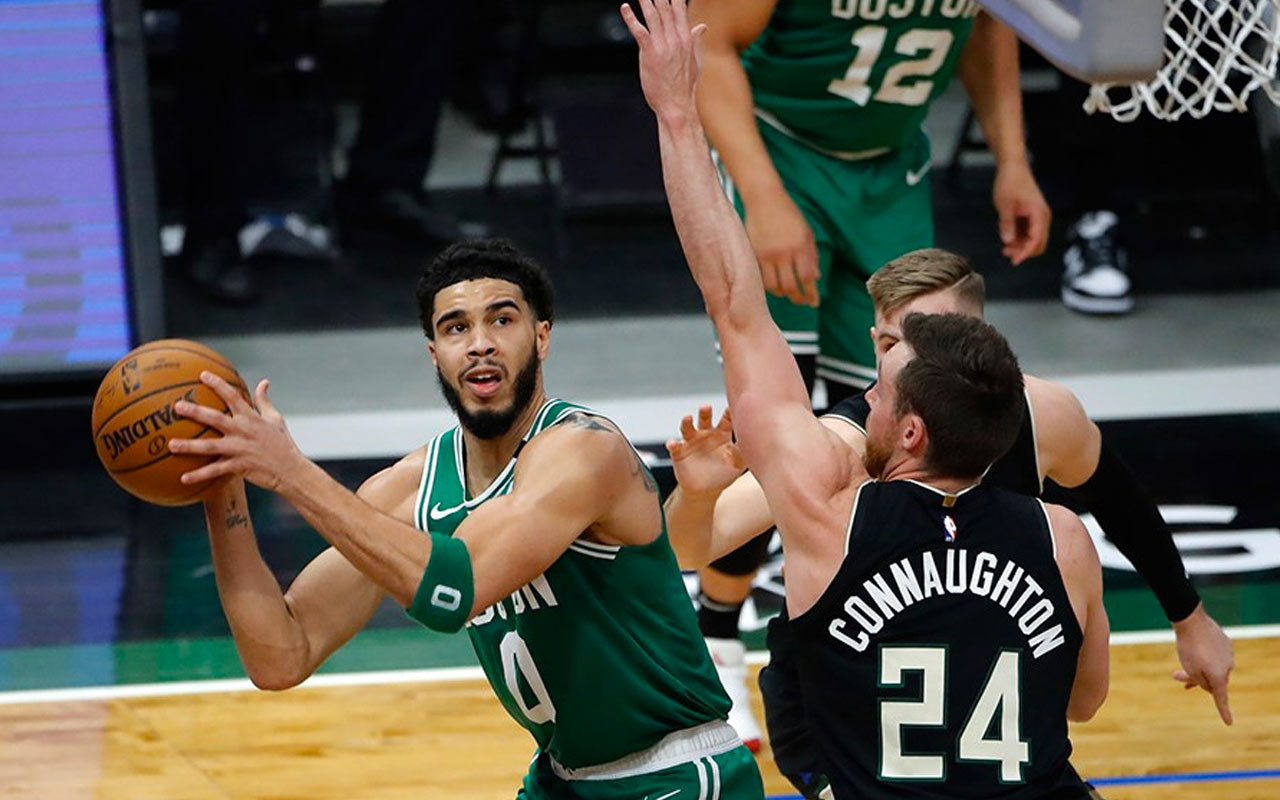 NBA'de Bucks'ın 8 maçlık galibiyet serisine Celtics son verdi