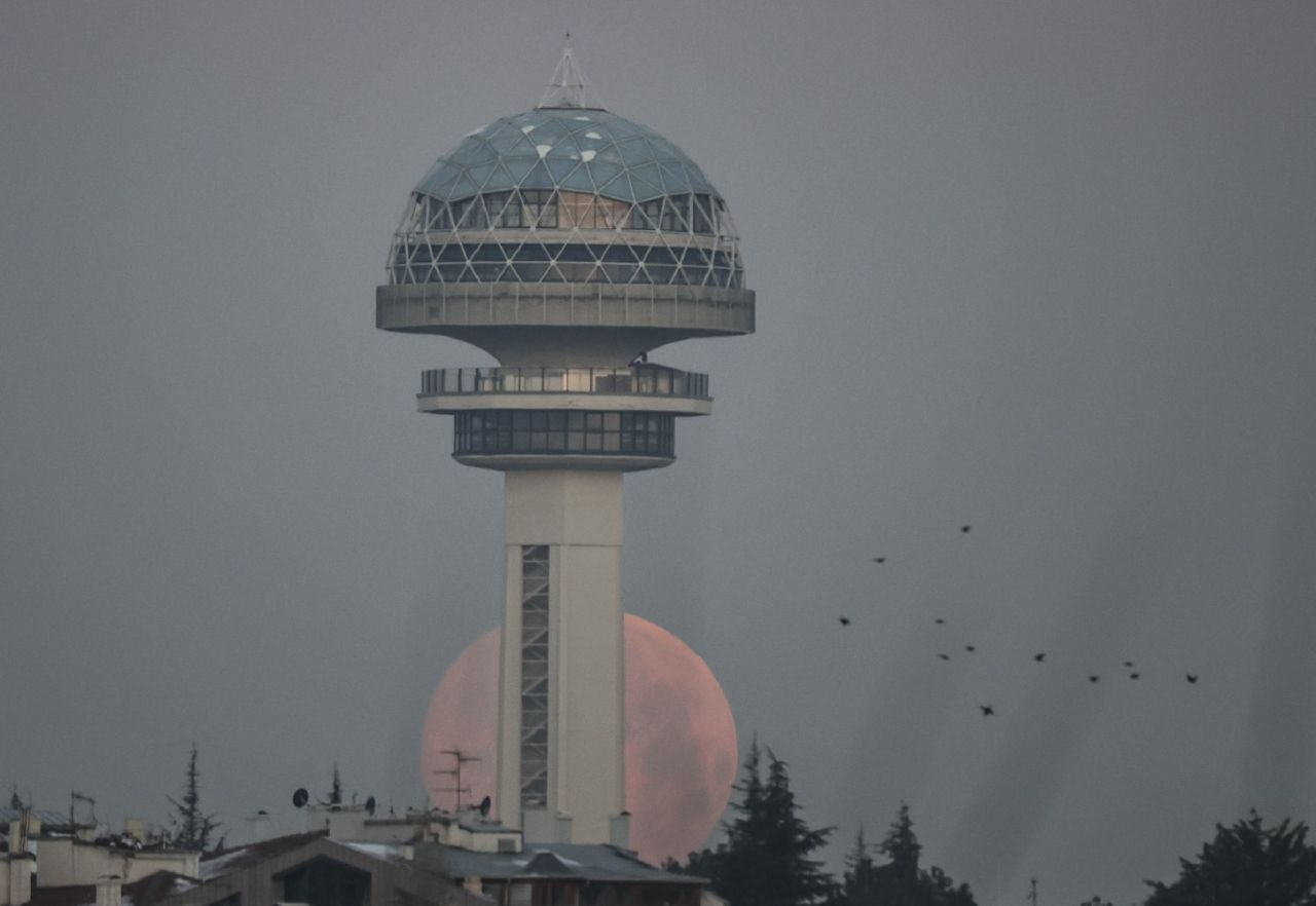 Türkiye'den göz kamaştıran dolunay manzaraları