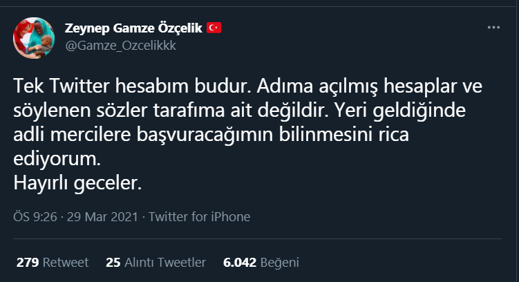 Gamze Özçelik'ten İstanbul Sözleşmesi açıklaması! 'Yasal haklarımı kullanacağım'