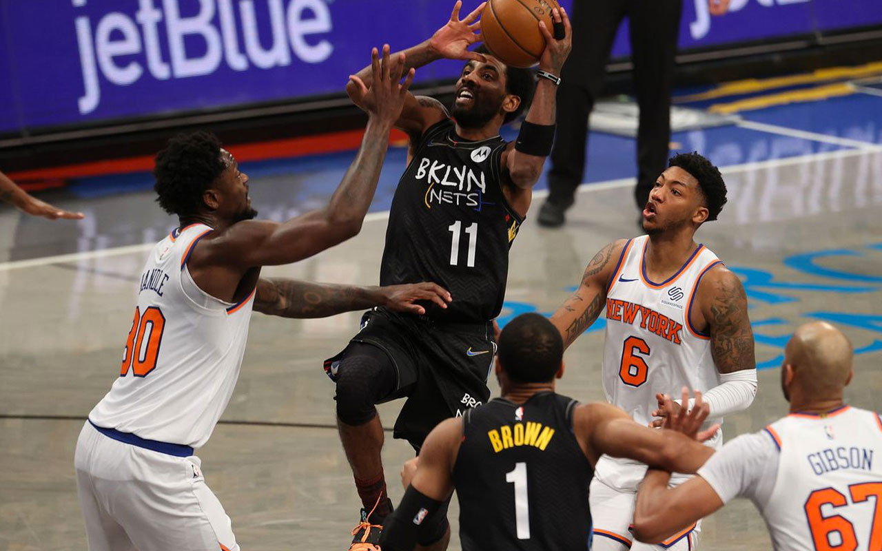 Brooklyn Nets, Kyrie Irving'in 40 sayısının yardımıyla kazandı