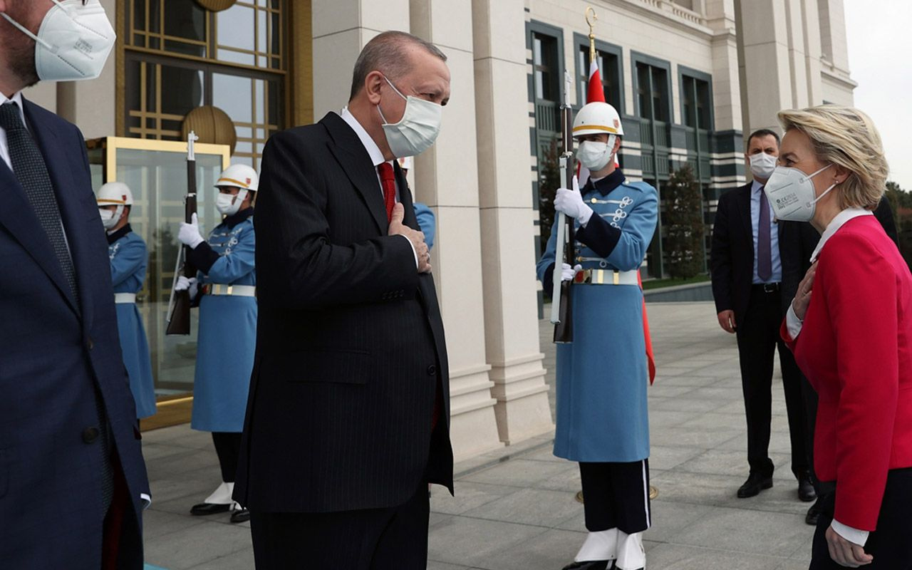 Cumhurbaşkanı Recep Tayyip Erdoğan, AB heyetini kabul etti