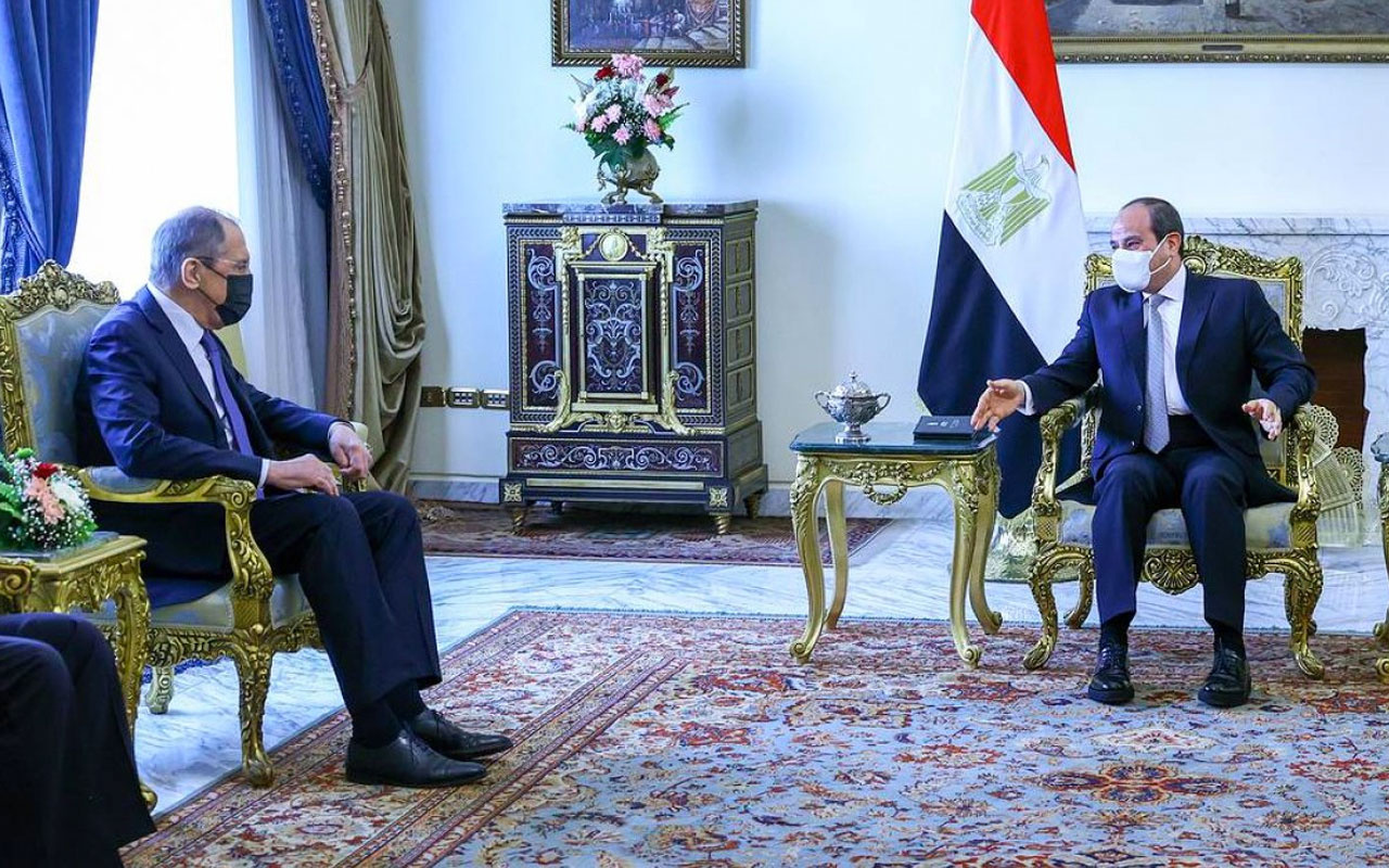Rusya Dışişleri Bakanı Sergey Lavrov, Mısır Cumhurbaşkanı Sisi ile görüştü