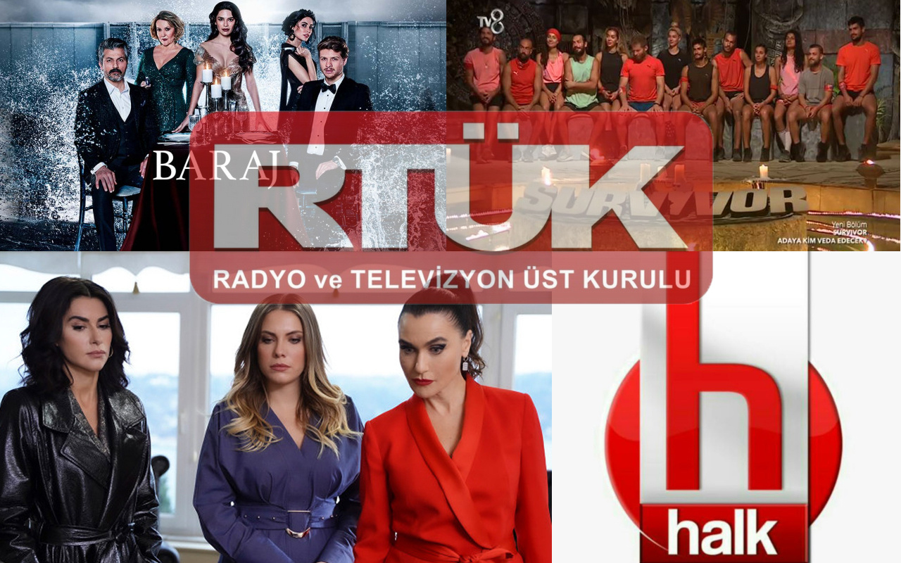 RTÜK'ten cezalar bakın neden yağdı TV8 Survivor Show TV Çukur FOX TV Yasak Elma...