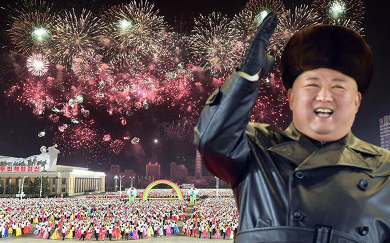 Kuzey Kore'de kıtlık başladı! Halk sokaklara dökülüp kutlama yaptı