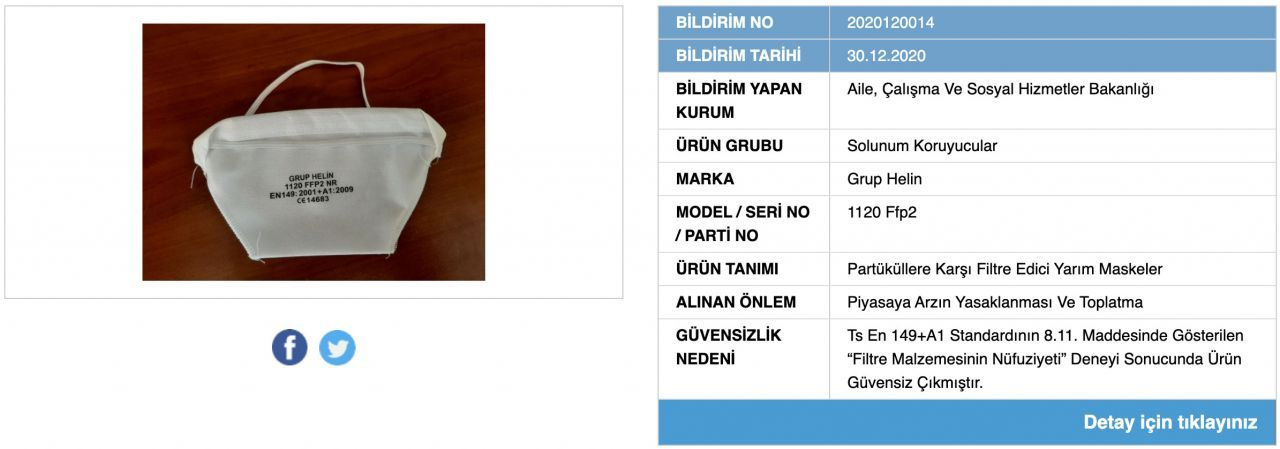 Bakanlık ifşa etti, tüm Türkiye'de yasaklandı! 41 güvensiz maske markası hala satılıyor