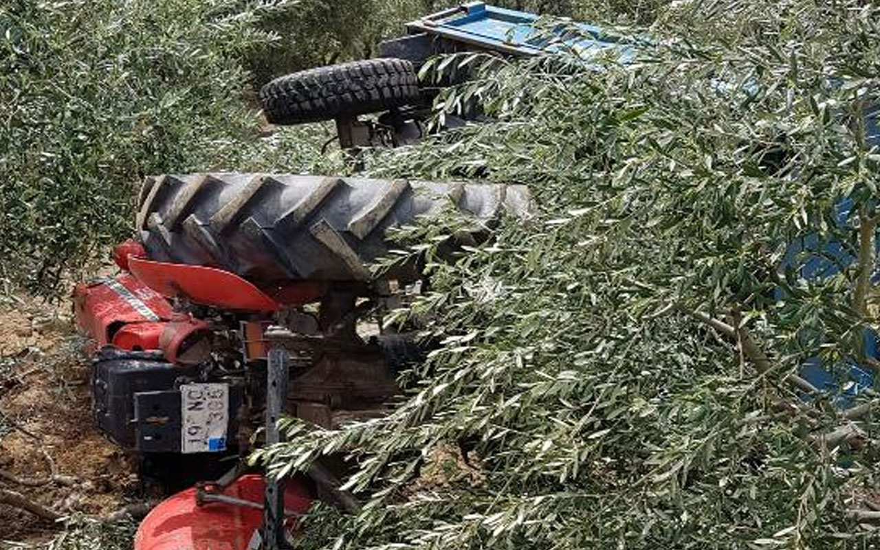 Aydın'da feci kaza! Traktörün altında kalan çiftçi hayatını kaybetti