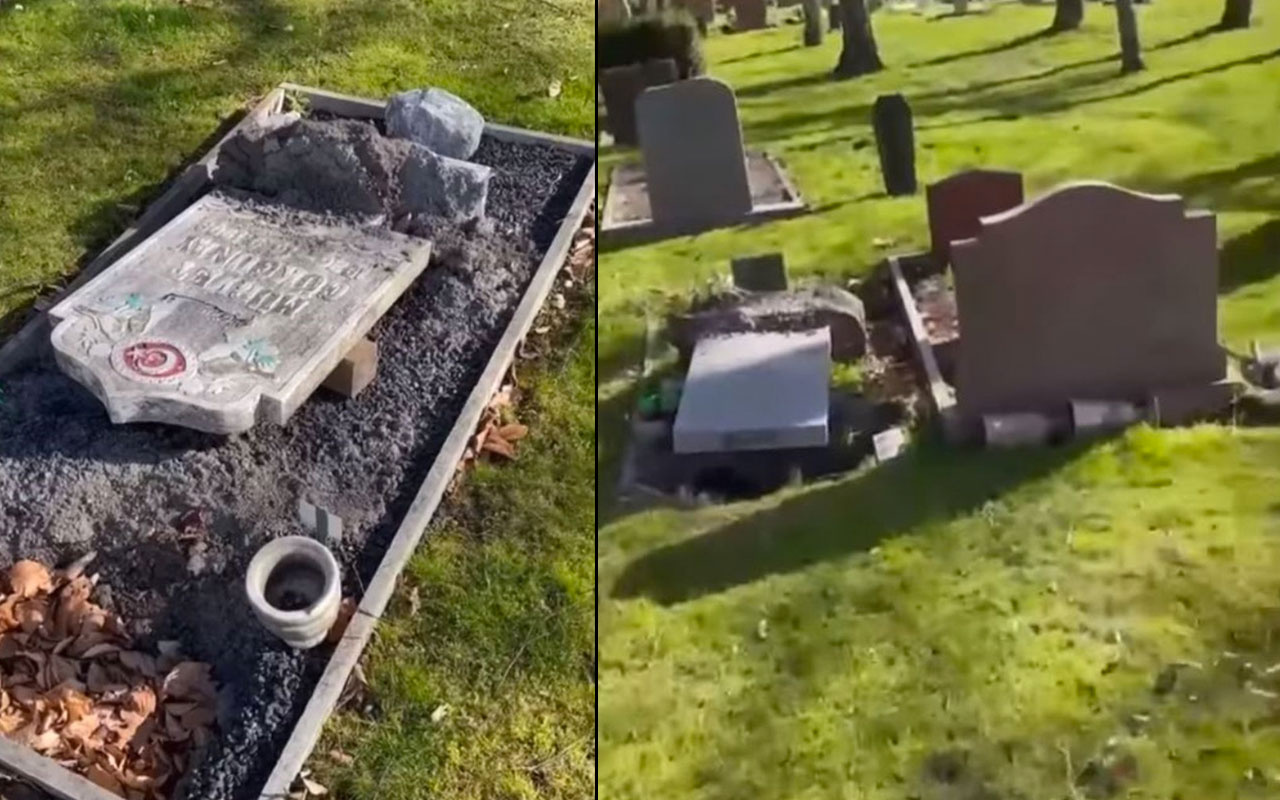 İsveç’te Müslüman mezarlarına alçak saldırı