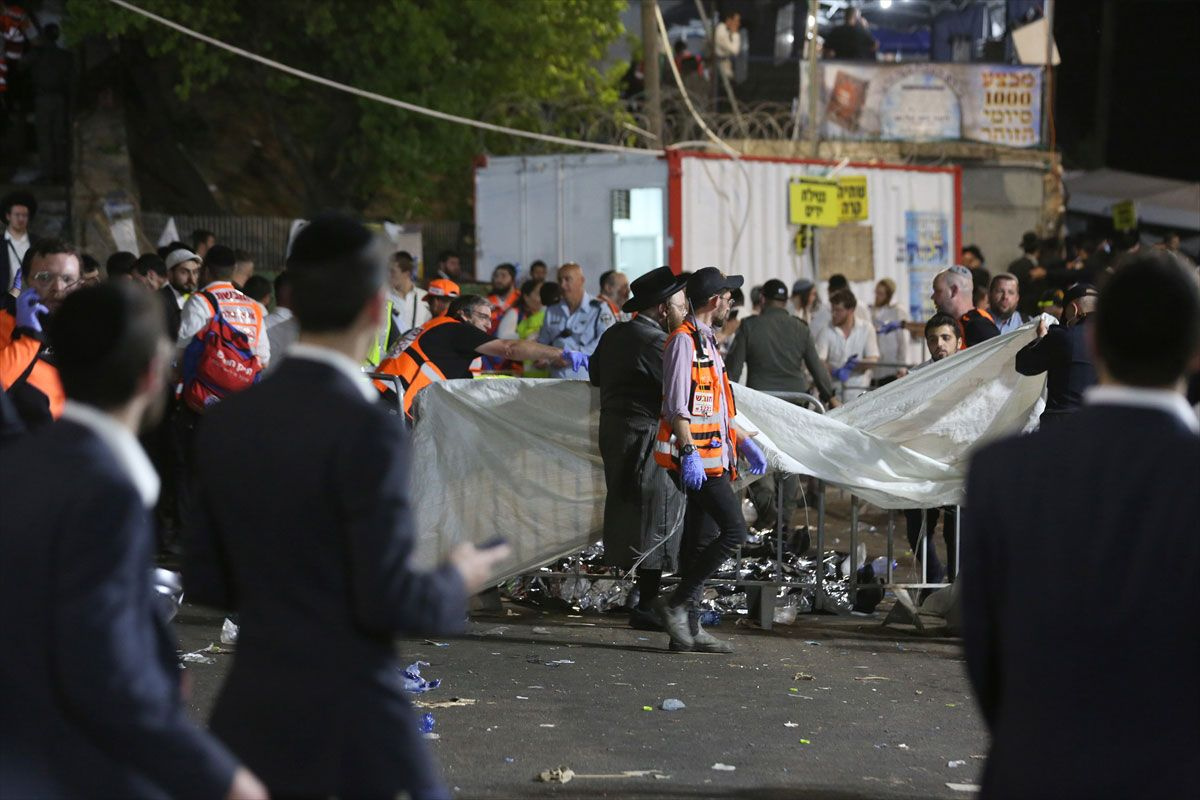 İsrail'de bayram kutlama alanında izdiham! 44 ölü, 103 yaralı var