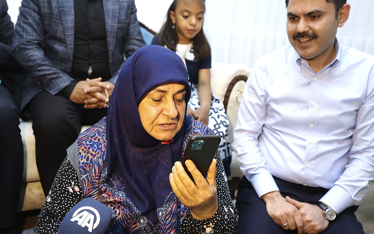 Cumhurbaşkanı Erdoğan depremzede aileyle telefonda görüştü