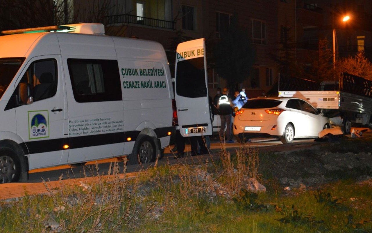 Ankara'da husumetlilerin tartışması kanlı bitti 1 ölü 2 yaralı