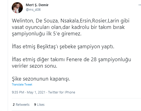 Twitter, 'Beşiktaş şike yaptı' iddiasıyla yıkıldı! Ömer Erdoğan'ın sözünde şike iması!