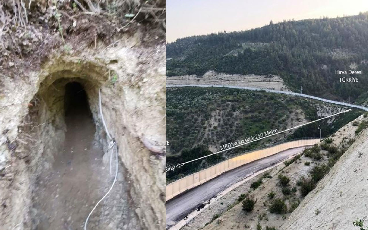 MSB: Suriye sınırında tünel tespit edildi