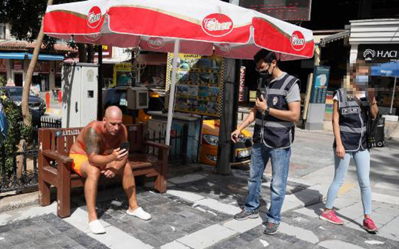 Antalya'da kadın polise ahlaksız teklif! İngiliz turist: Beğendim, bana göndersene