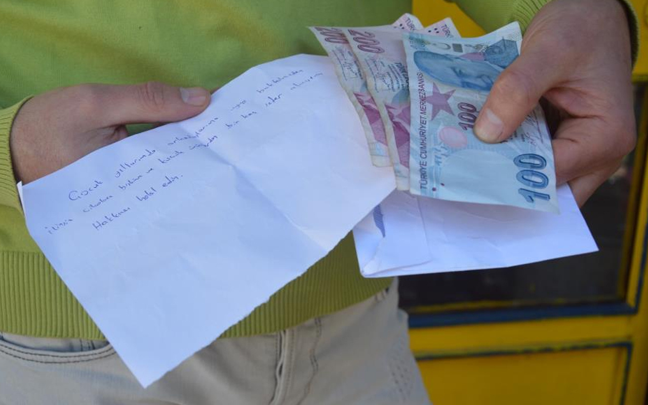 Tokat'ta yıllar önceki borcunu zarf bırakarak ödedi 'Ruh olarak çok etkiledi'