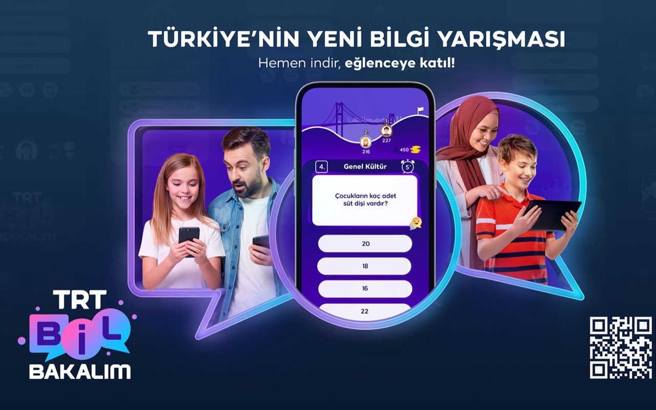 Türkiye’nin yeni bilgi yarışması “TRT Bil Bakalım” zirveye yerleşti