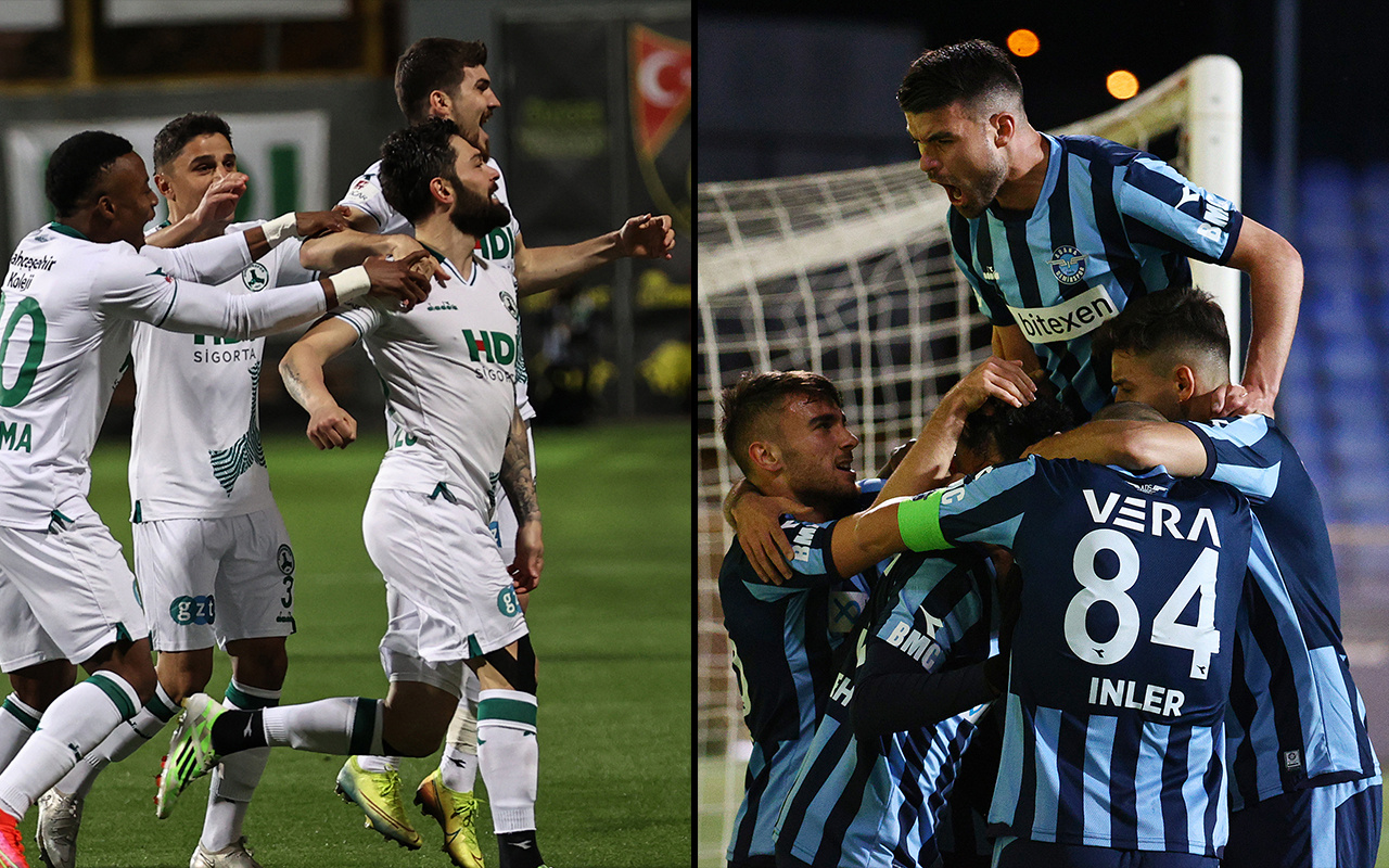 Süper Lig'e direkt yükselen takımlar Adana Demirspor ve Giresunspor oldu