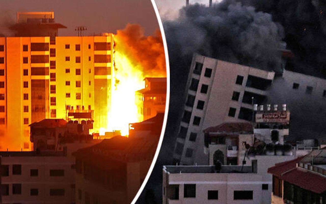 İsrail vahşette sınır tanımıyor! Gazze'ye bomba yağdırıyor