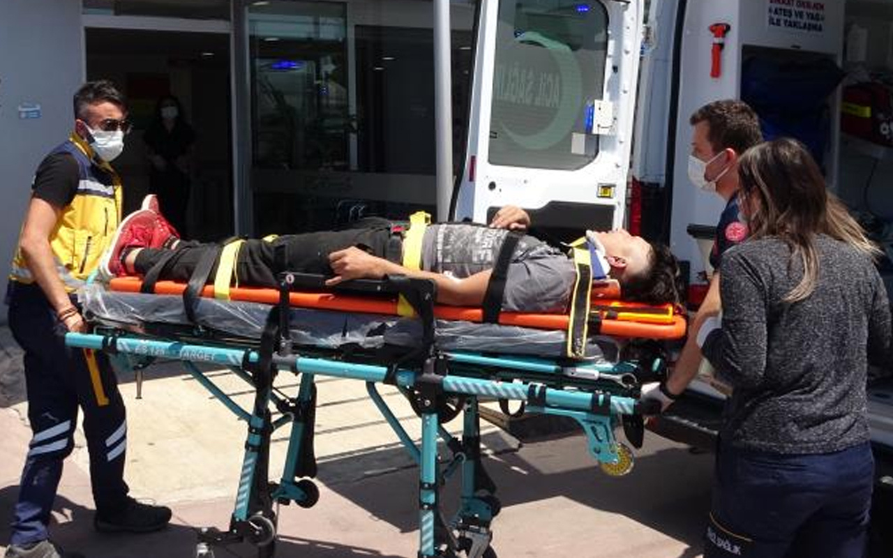 Zonguldak'ta 18 yaşındaki kağıt toplayıcısı hastanelik oldu