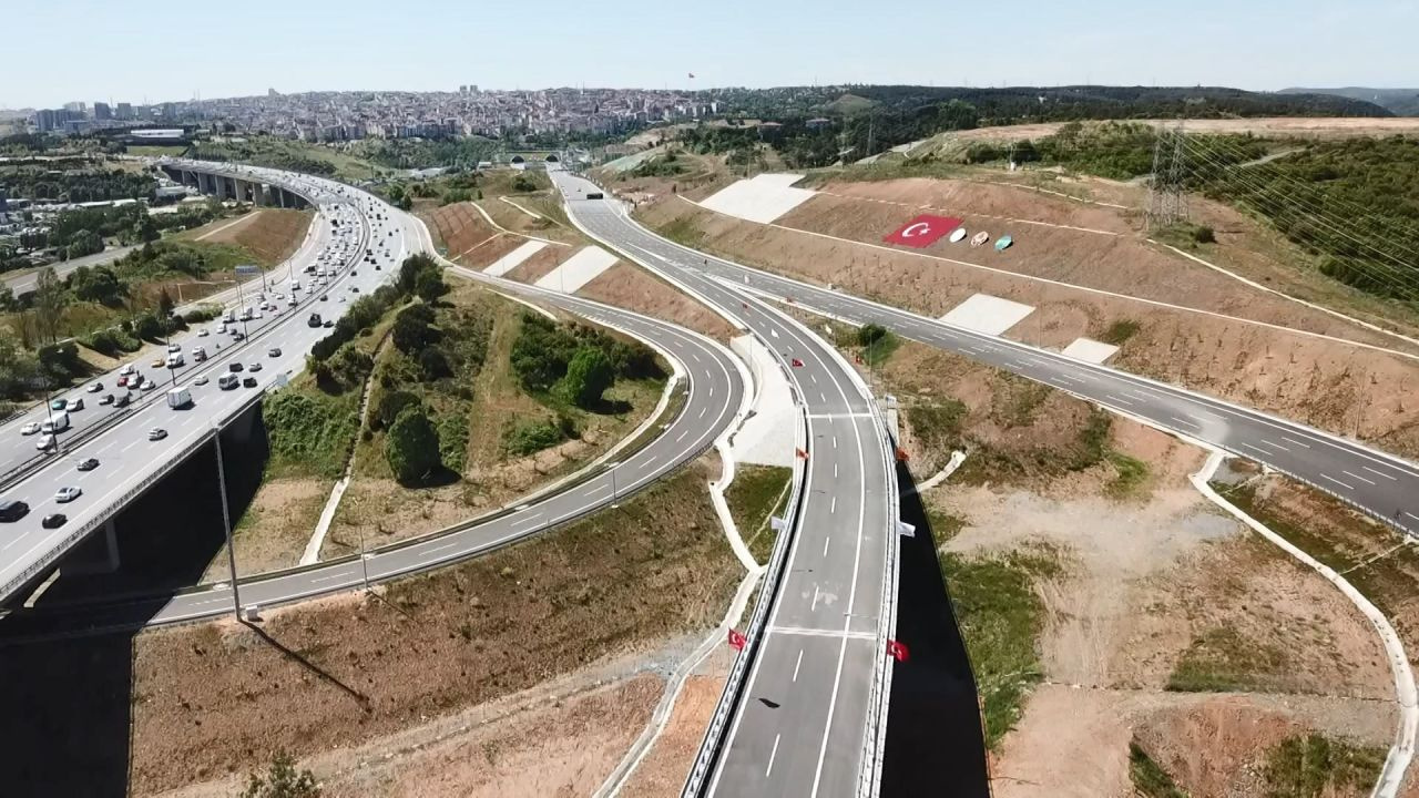 Kuzey Marmara Otoyolu Projesi'nin son bölümü de tamamlandı