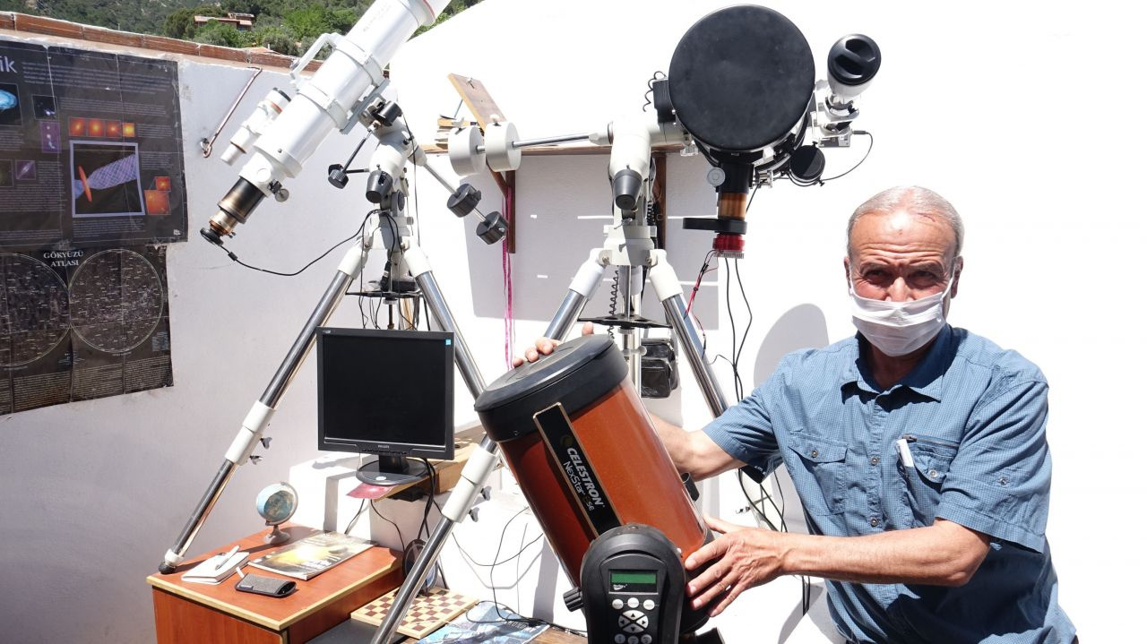 Çanakkale'de televizyon tamircisinin uzay merakı: 20 bin dolar harcayıp kurdu