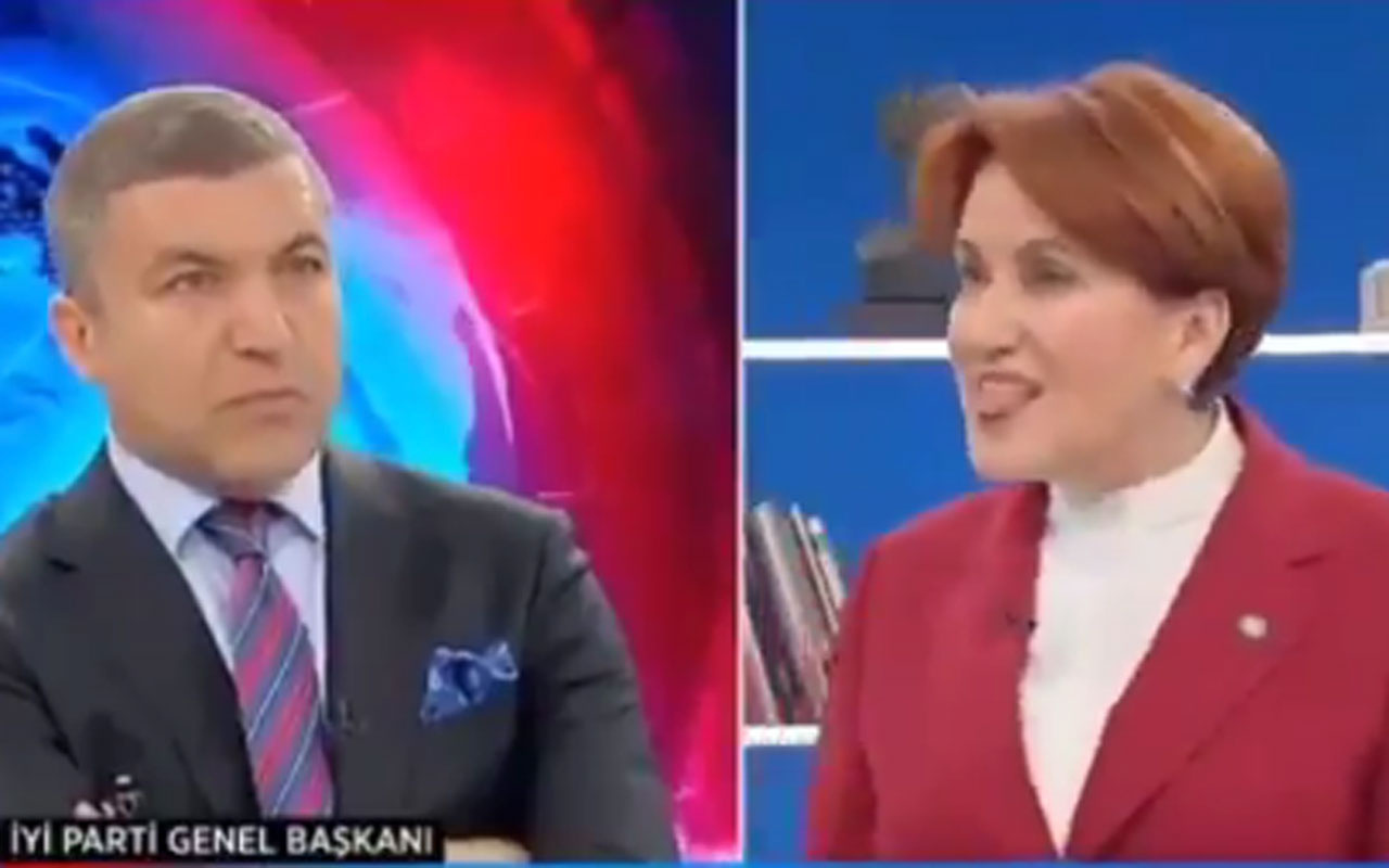 Meral Akşener İsmail Küçükkaya'nın programında aniden dil çıkardı