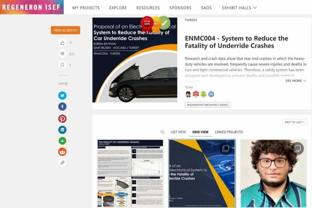 Haberler etkileyince yaptı dünya duydu! Liseli mucit kazalardaki ölümleri bitirecek