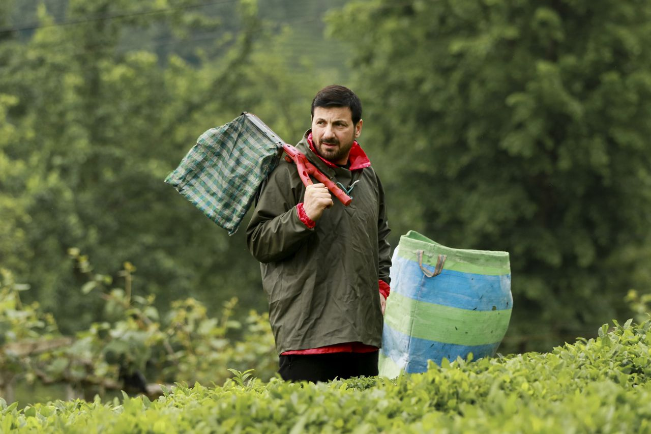 Pandemi stresi yüzünden İstanbul'dan kaçtı Davut Güloğlu Rize'de çay bahçesinde