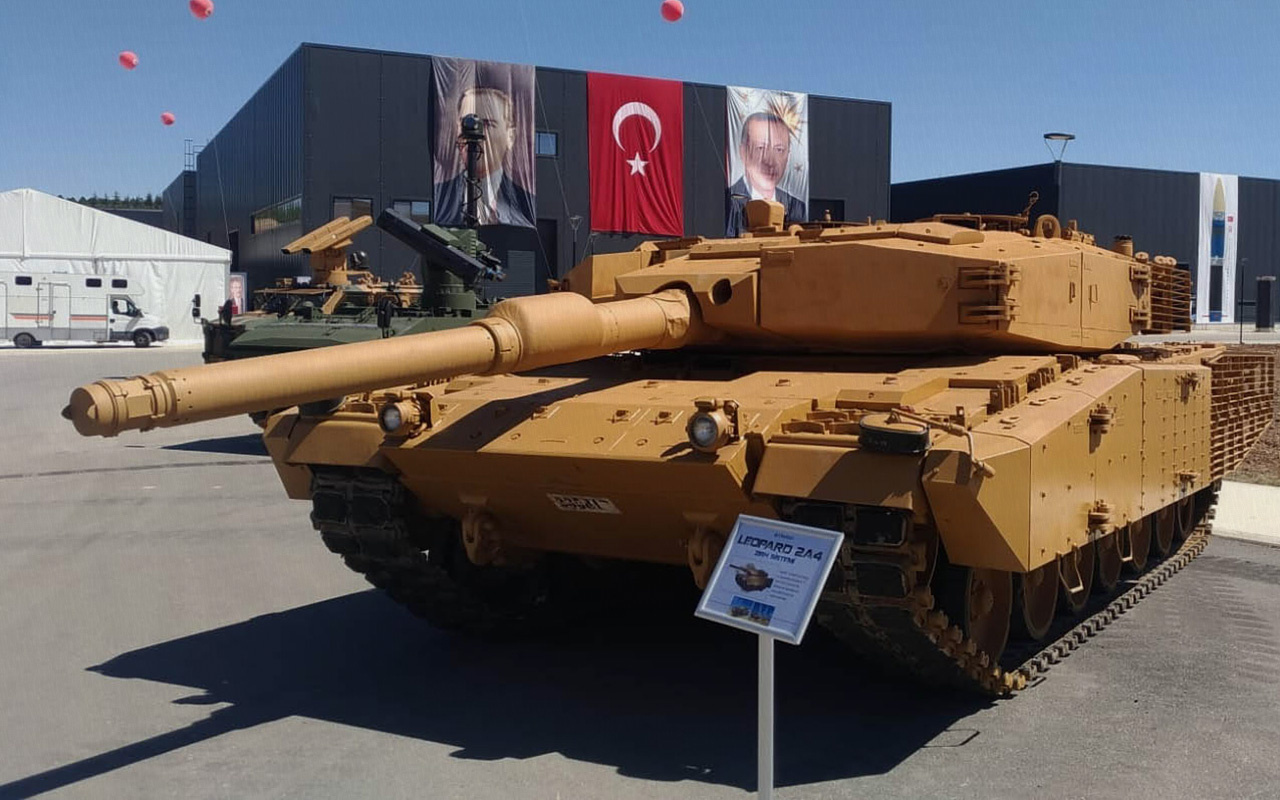 Modernize edilen Leopard 2A4 tanklar Mehmetçik'in hizmetinde